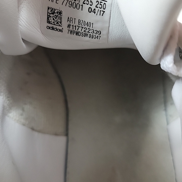 Adidas Stan Smith White Sneakers Size 8.5 - Picture 7 of 9